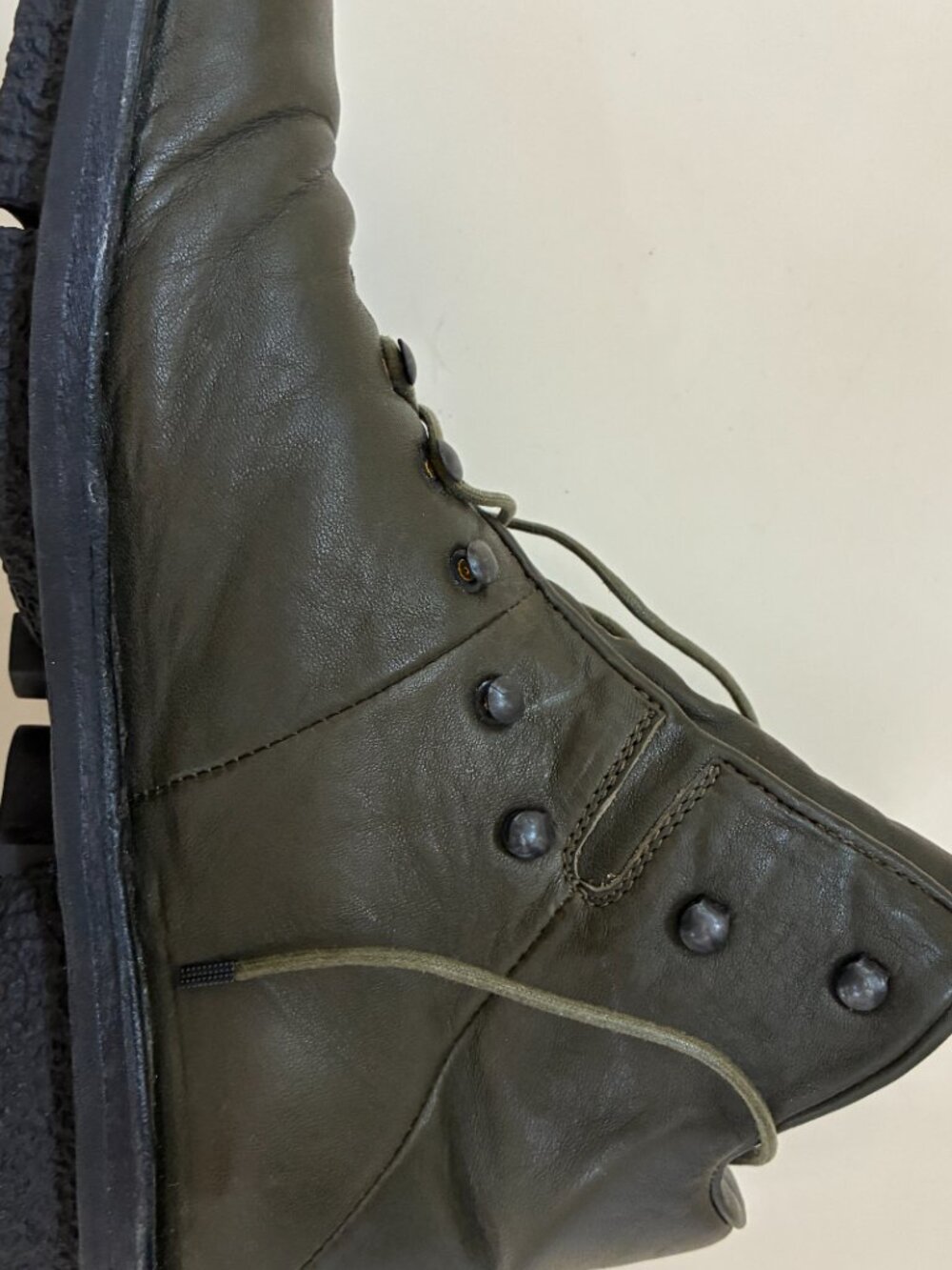 Trippen Ankle Boots in Olive Drab